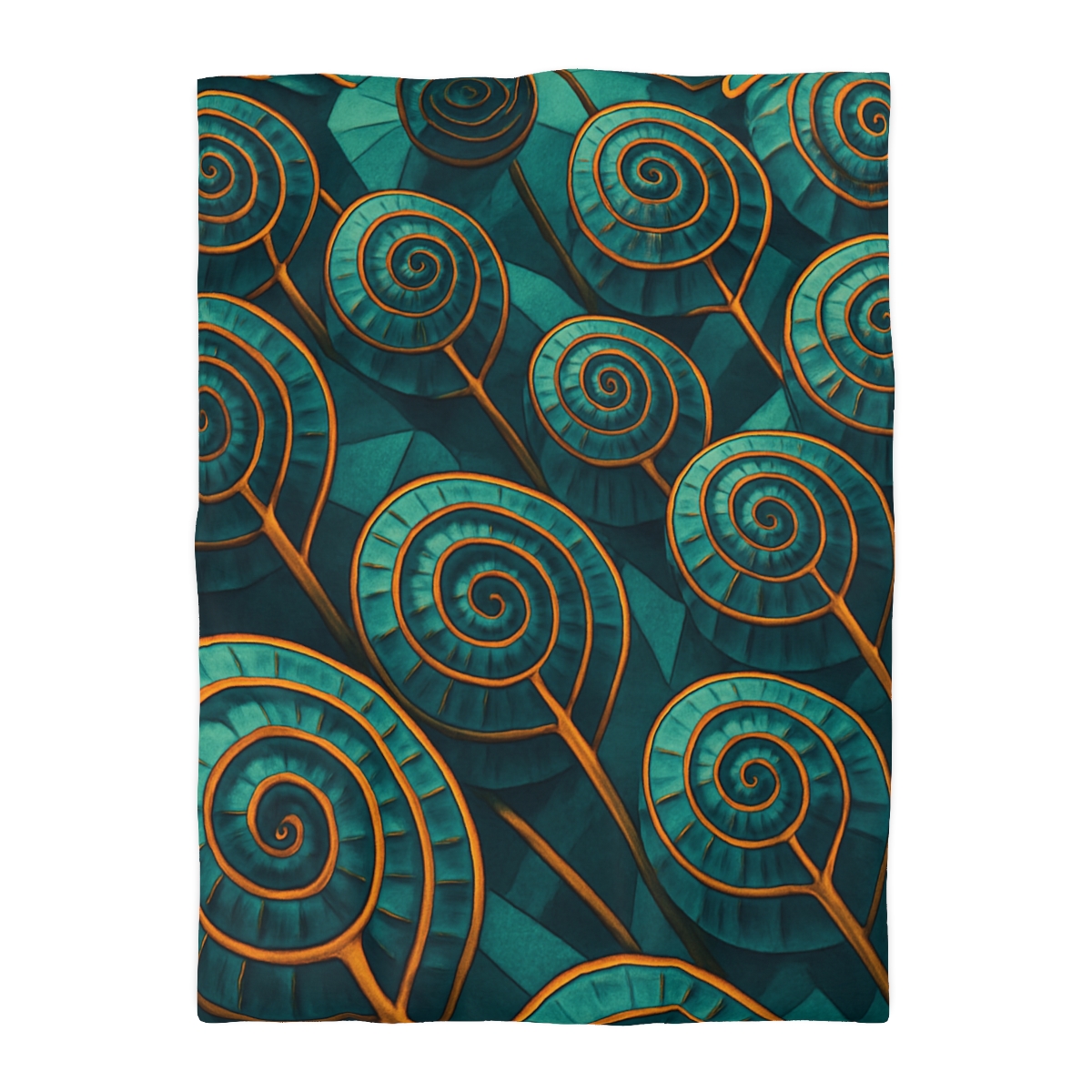 Spiral Seed Pod Matrix personalized bedding duvets