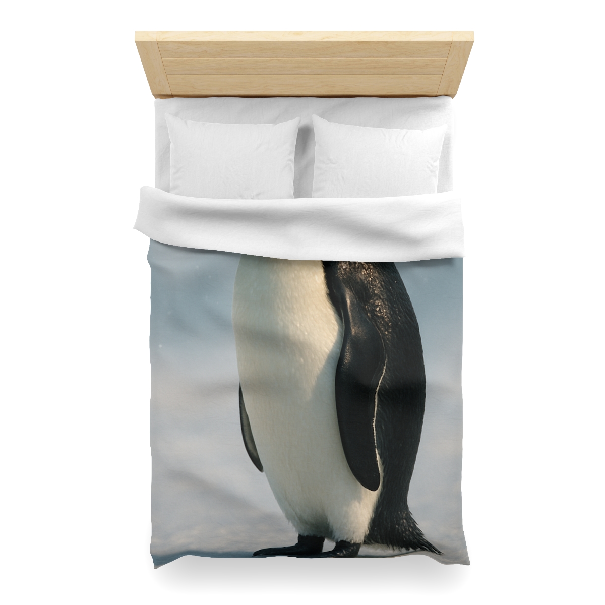Aurora Drift Emperor Penguin warm winter duvets