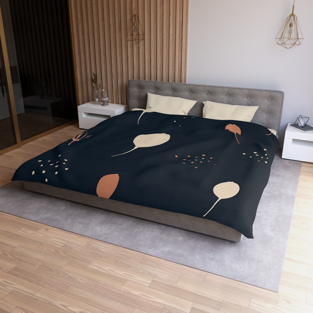 Seed Pod Constellation Scatter personalized bedding duvets