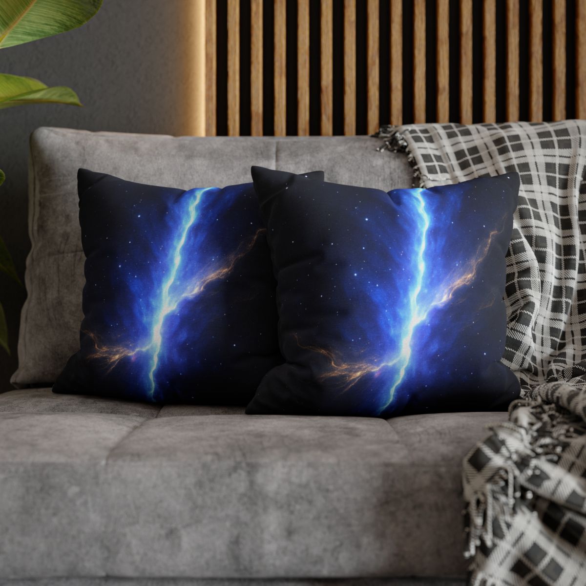 Luminous Horizon Rift unique gift pillow cases