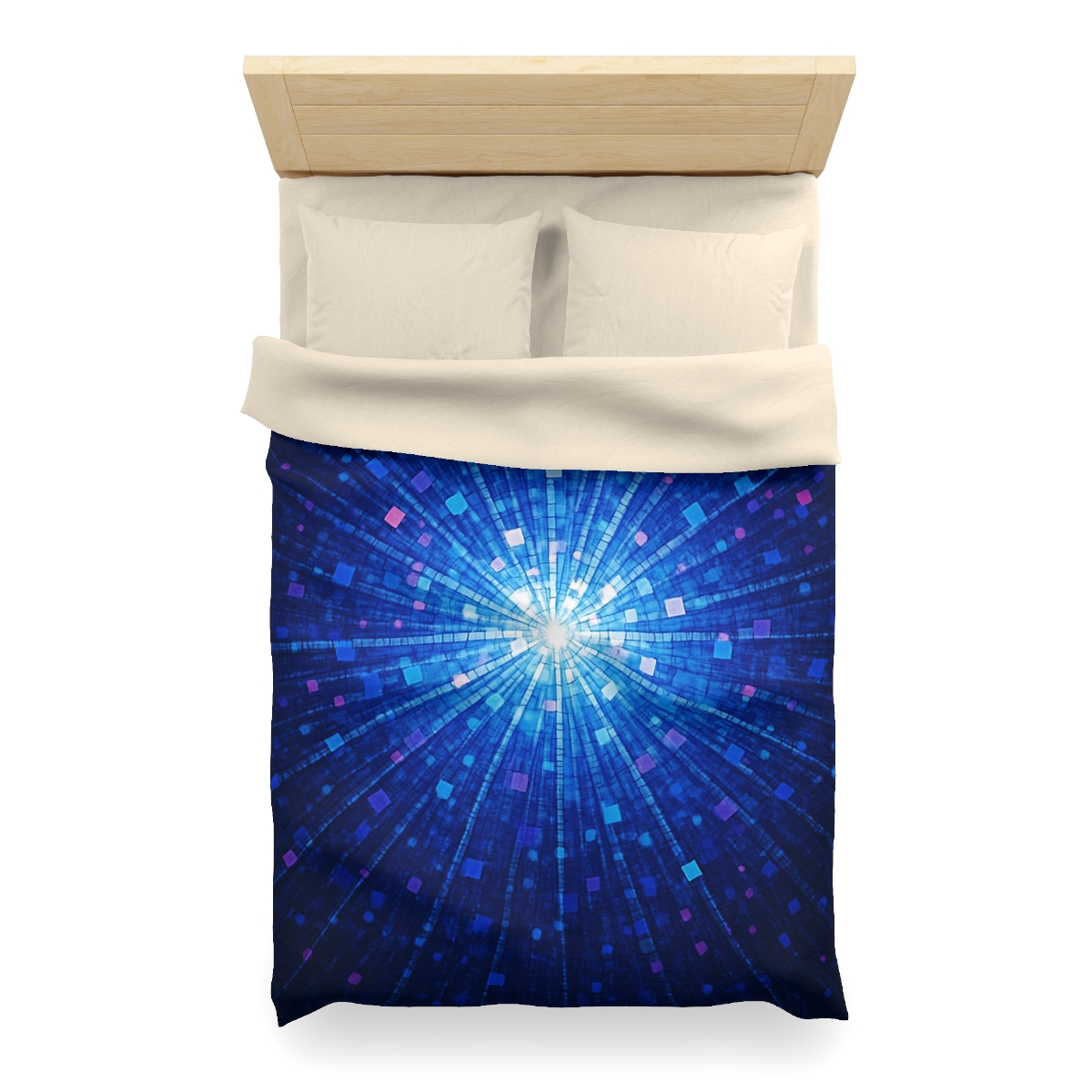 Photon Burst Mosaic custom duvets