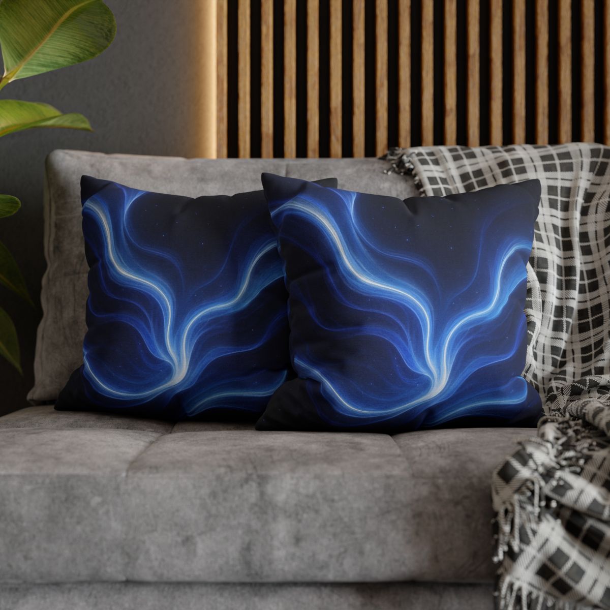 Celestial Waveforms stylish decorative pillowcases