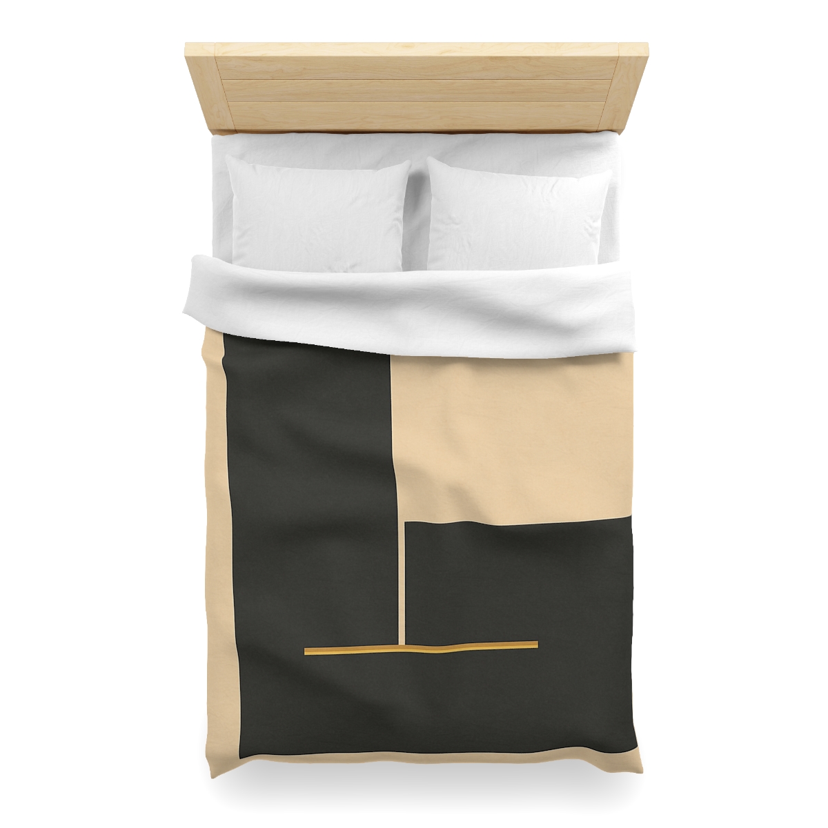 Offset Rectangles With Open Slot unique patterned duvets