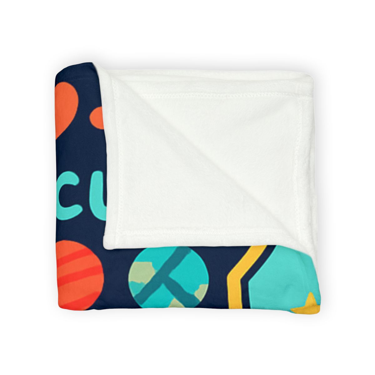 Comet Classroom On A Floating Asteroid personalized cozy blankets