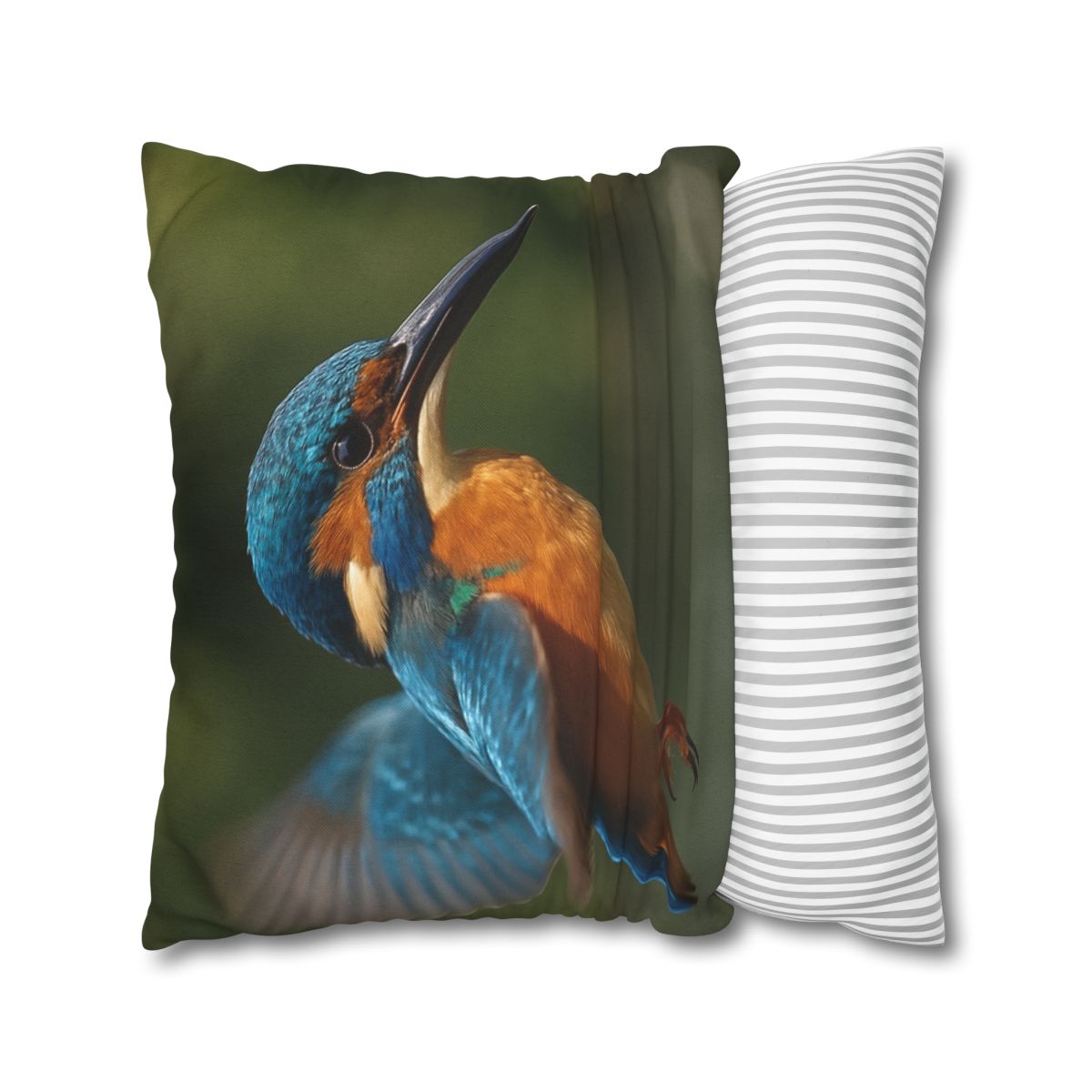 Kingfisher Sapphire Dive unique gift pillow cases