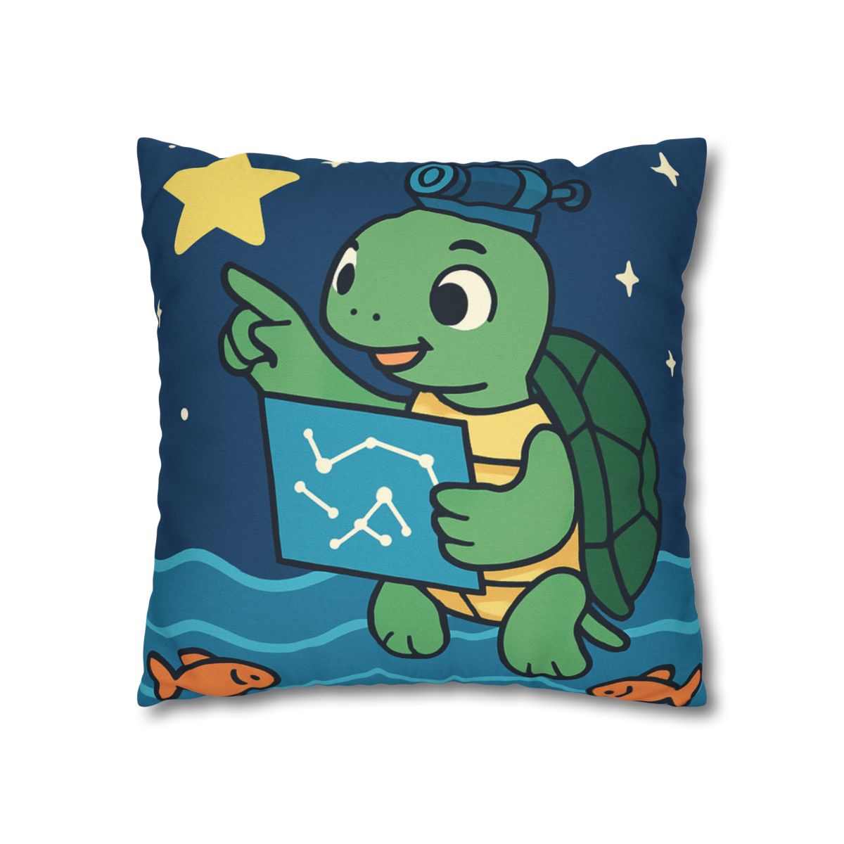 Stargazer Sea Turtle comfortable bedding pillow covers