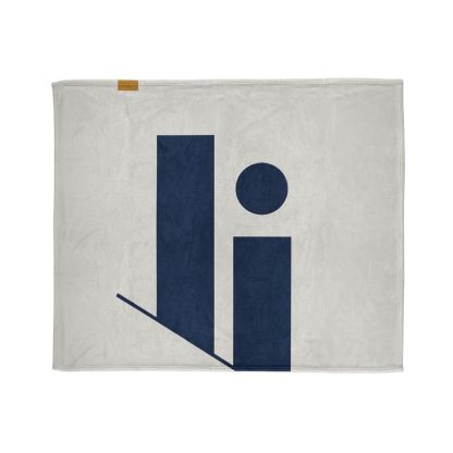 Quiet Triad With Split Column designer printed blankets