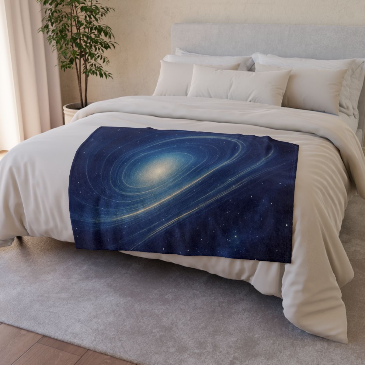 Lensing Mirage Bloom soft fleece blankets