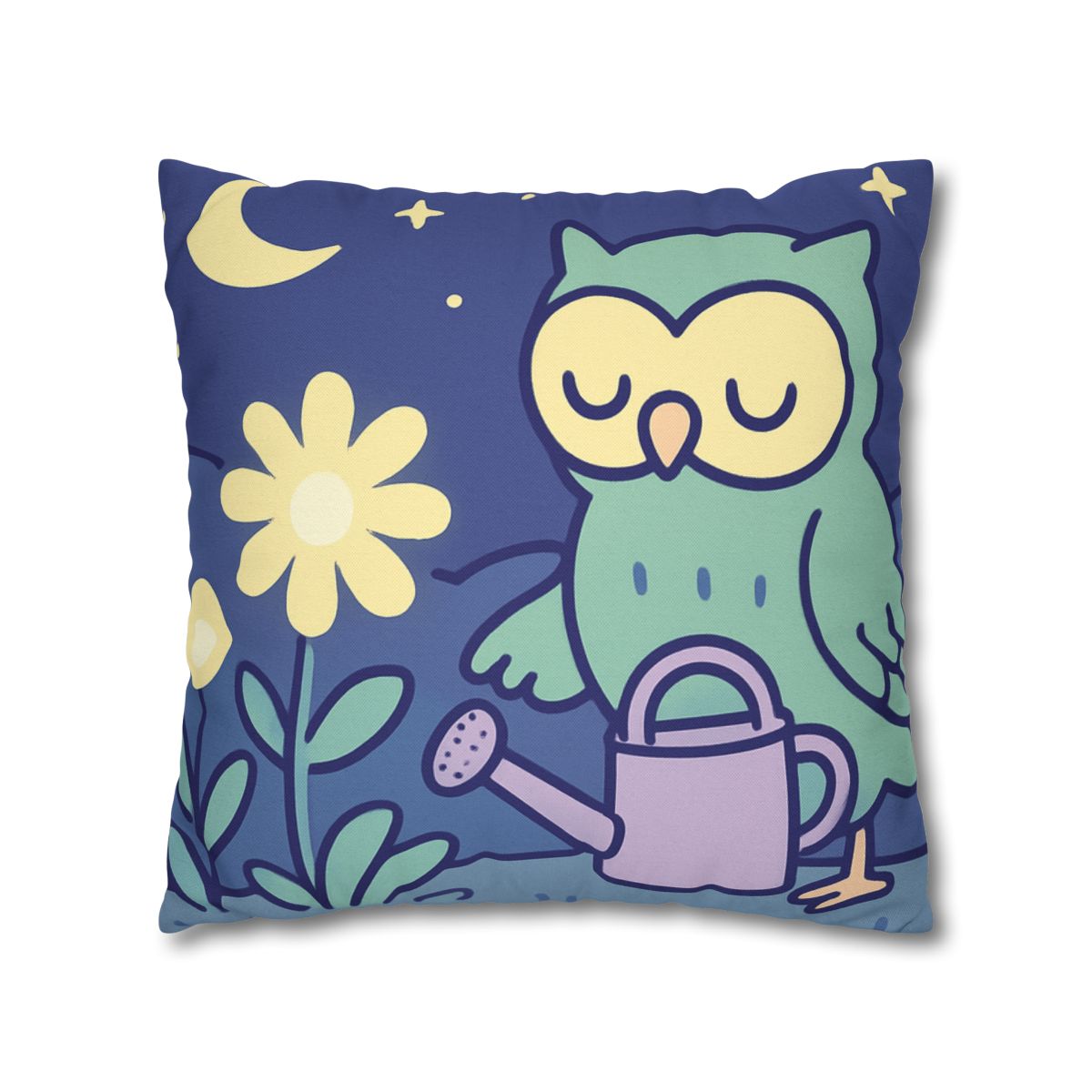 Moon Garden Owl custom pillow cases