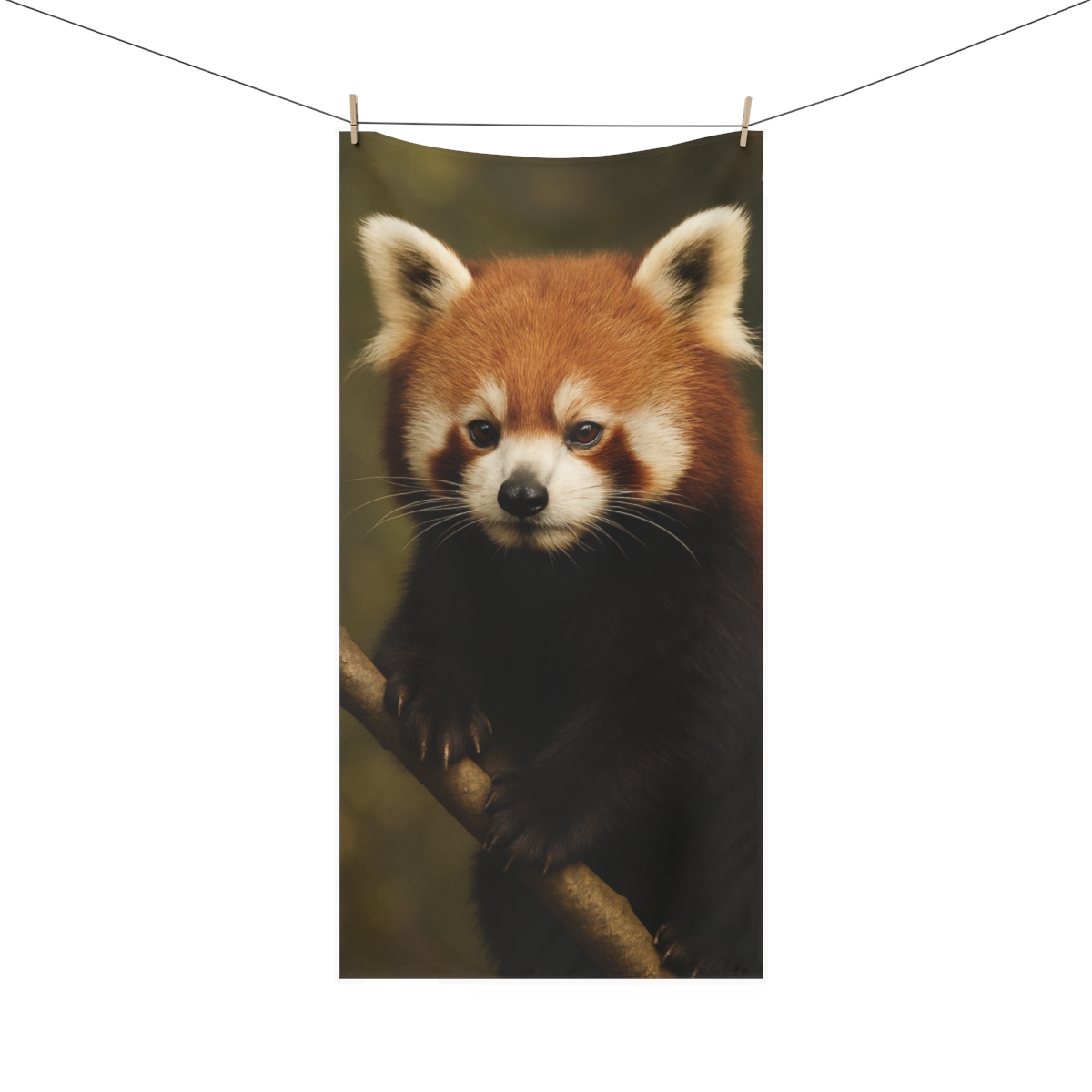 Midday Dreamer Red Panda designer printed towels