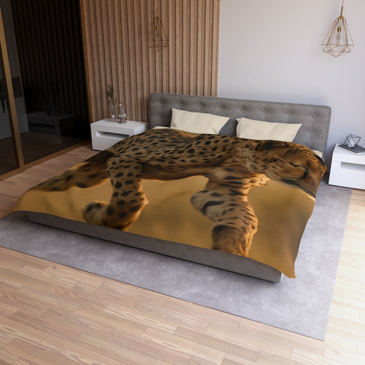 Dawn Sprint Cheetah custom duvets