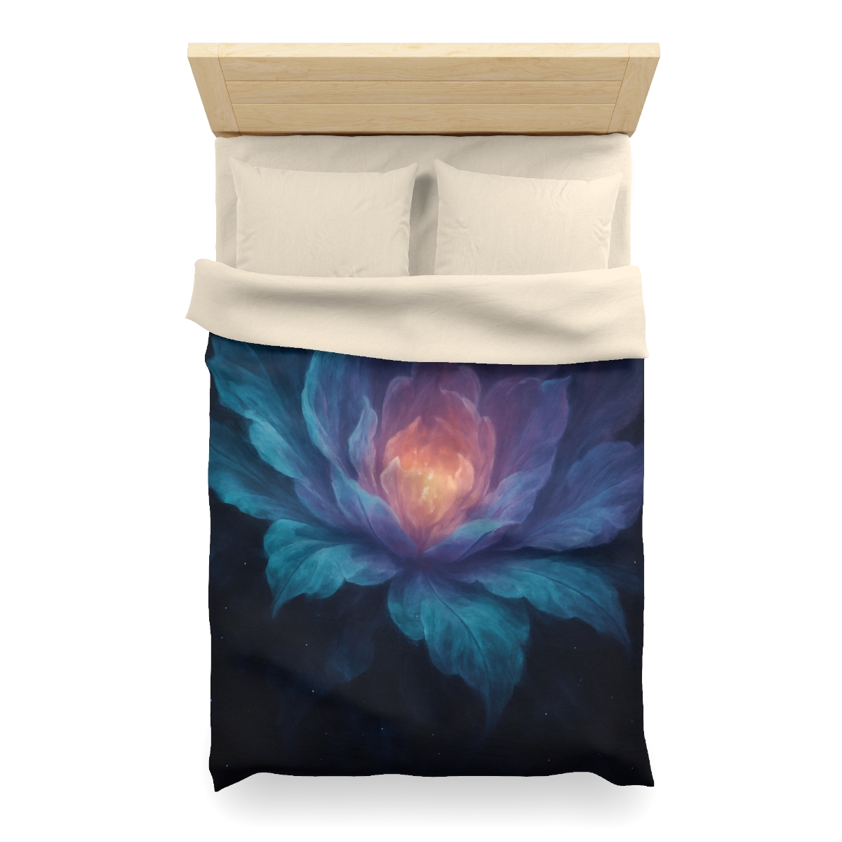 Prismatic Void Bloom custom duvets