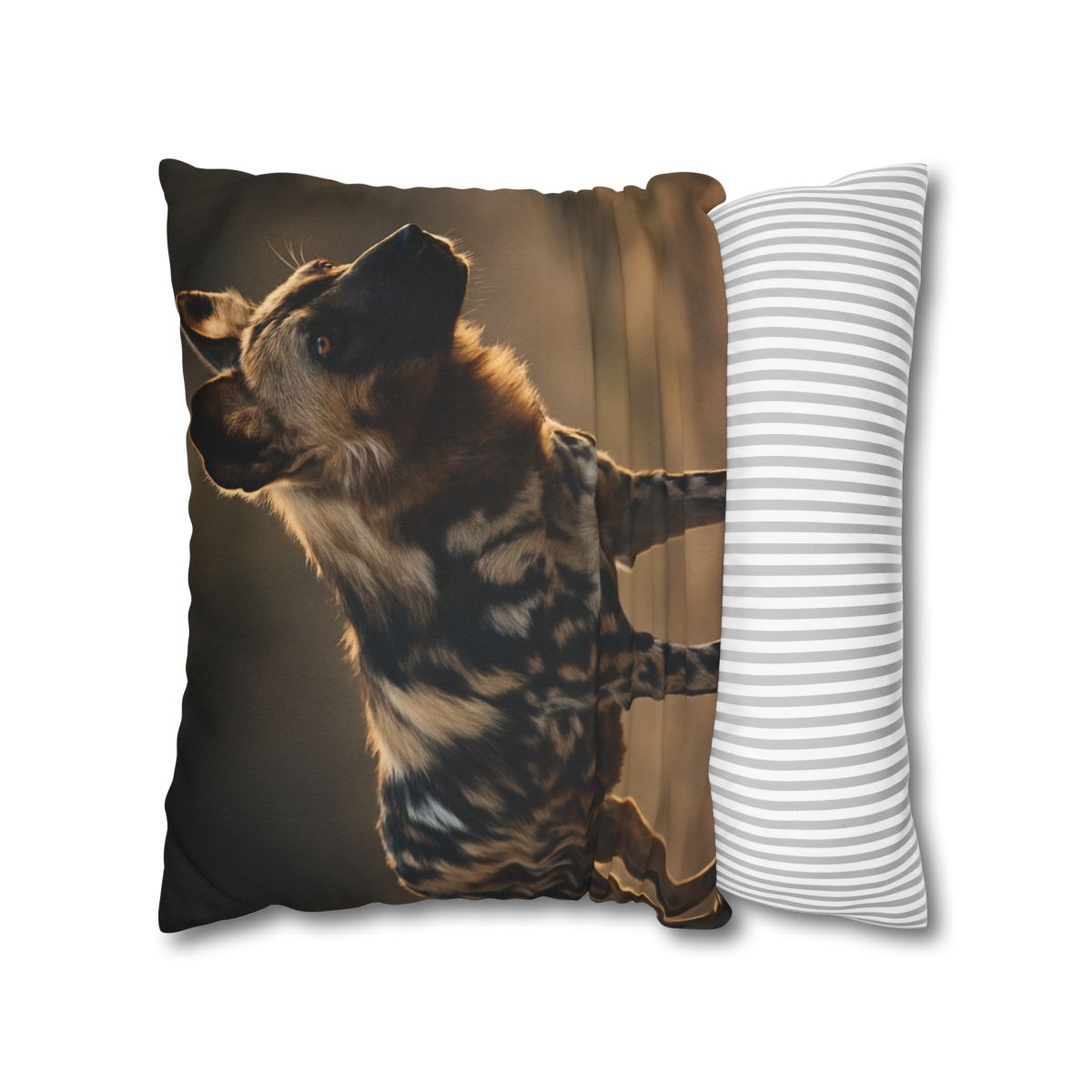Ember Gaze African Wild Dog custom pillow cases
