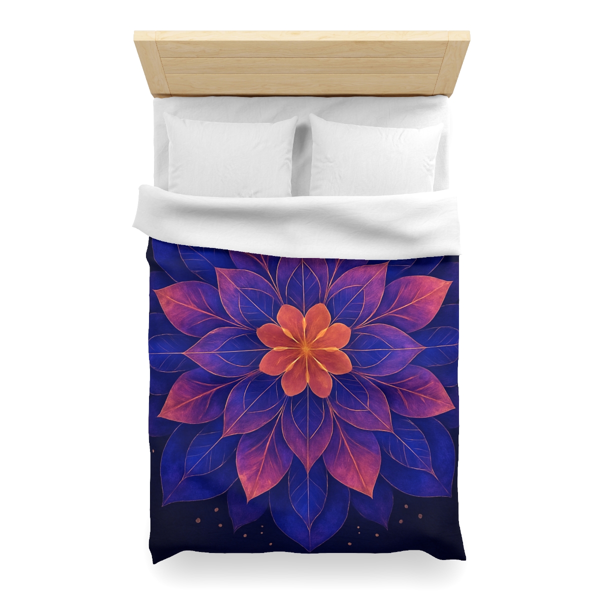 Petal Prism Mandala designer printed duvets
