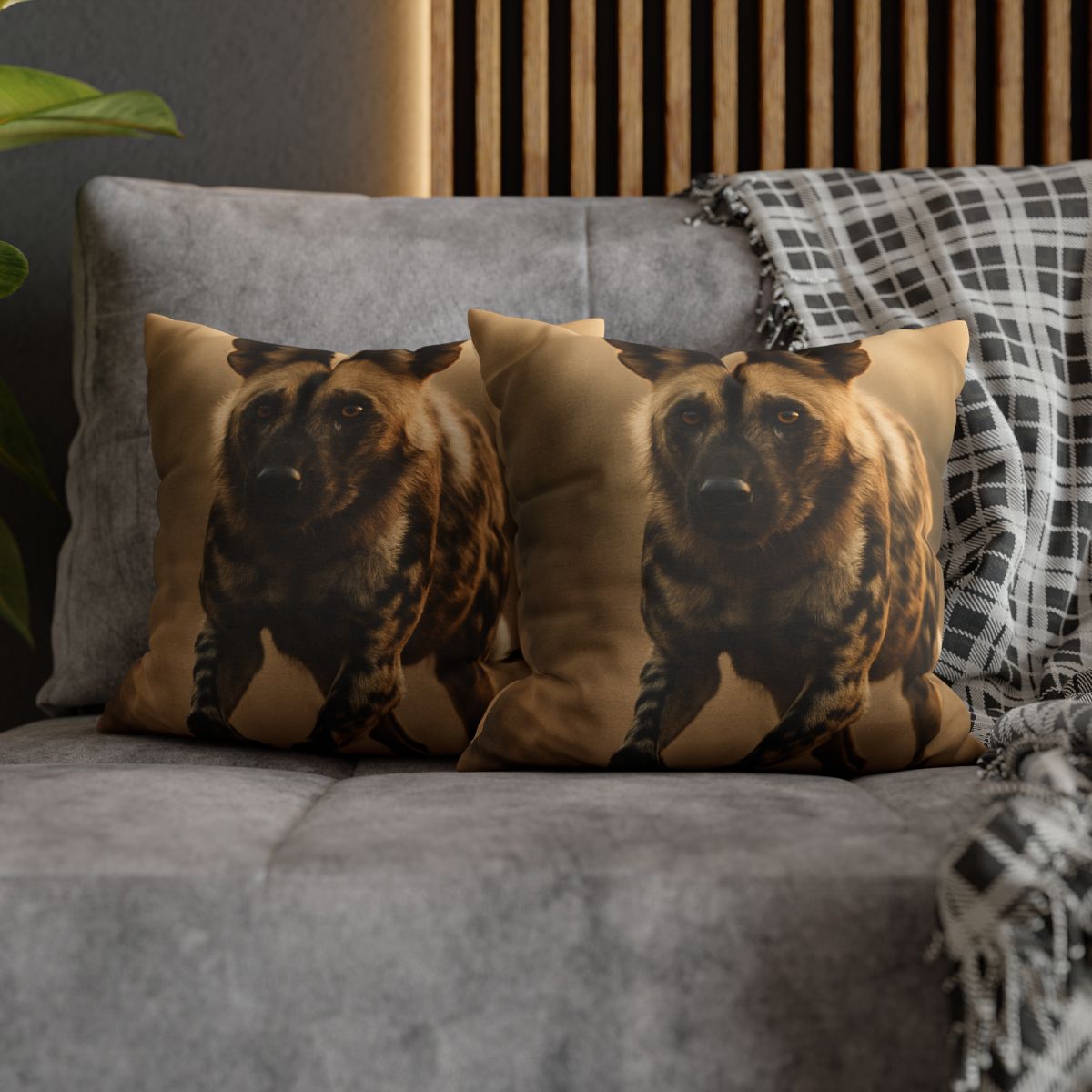 Starlit Scout African Wild Dog unique gift pillow cases