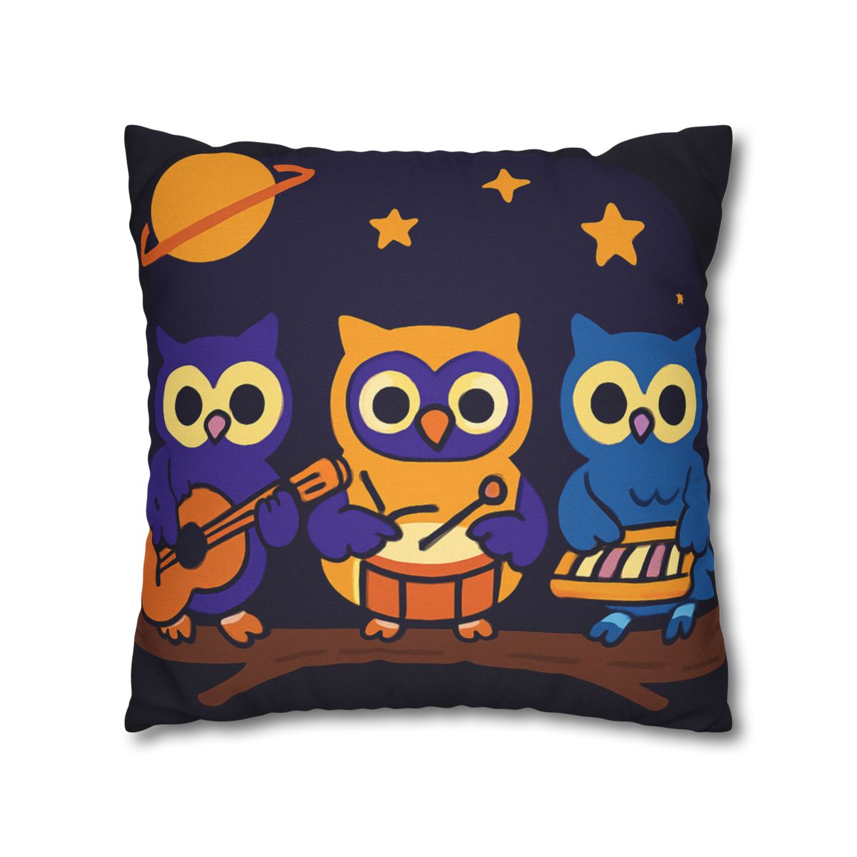 Star Song Owl Band unique gift pillow cases