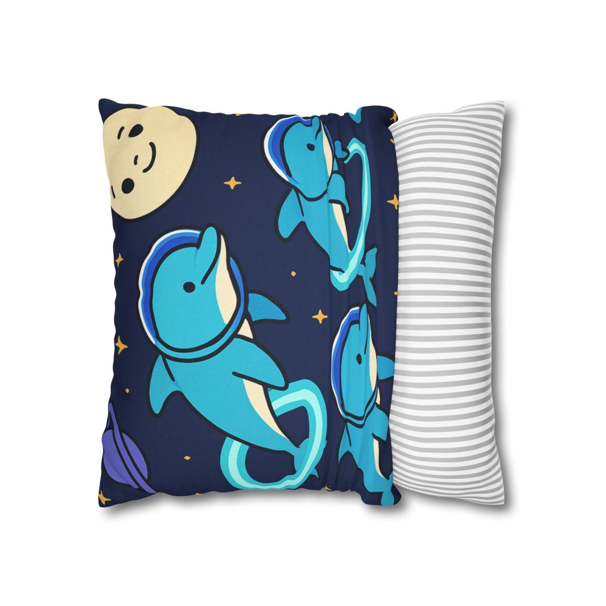 Cosmic Dolphin Playground custom pillow cases
