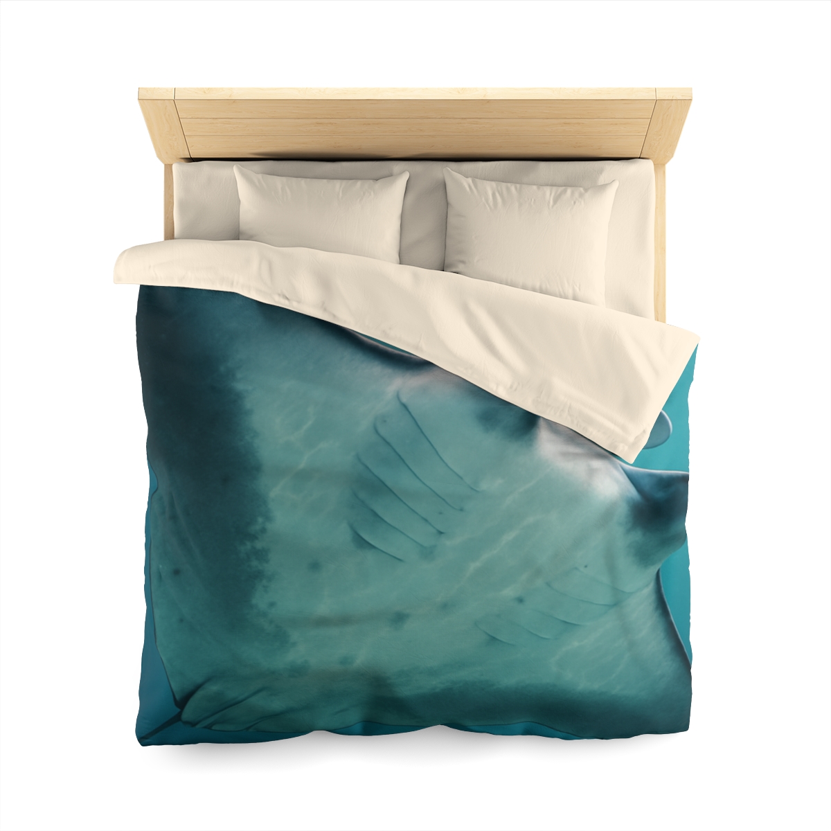 Silent Glide Manta Ray unique patterned duvets