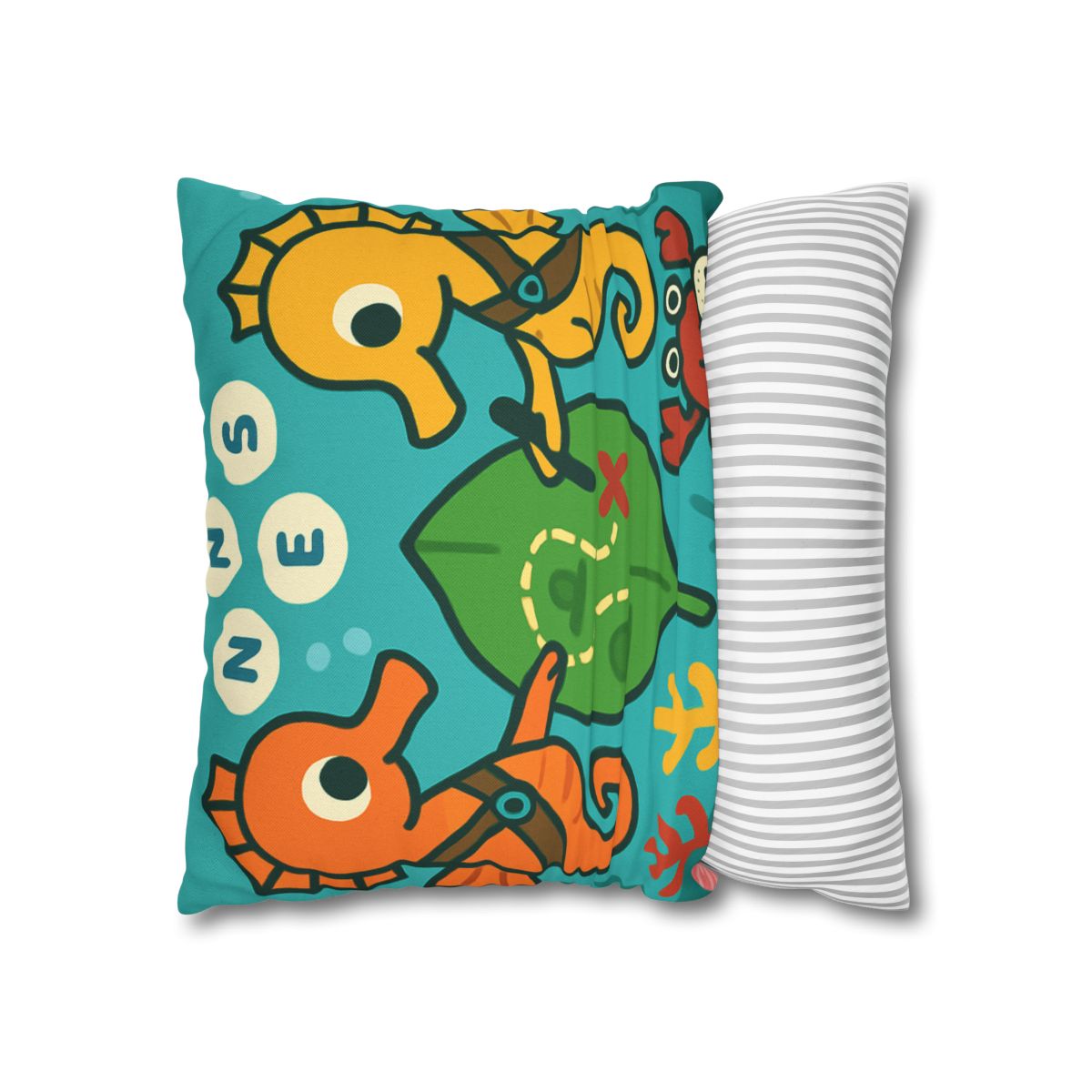 Underwater Map Makers The Seahorse Scouts custom pillow cases