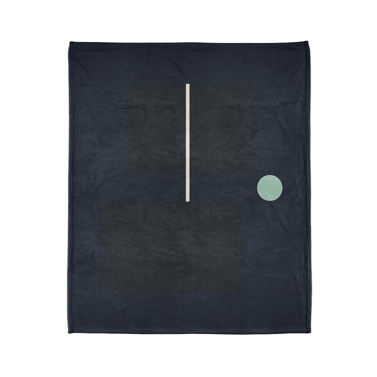 Twin Rectangles With Shared Edge Line decorative home blankets