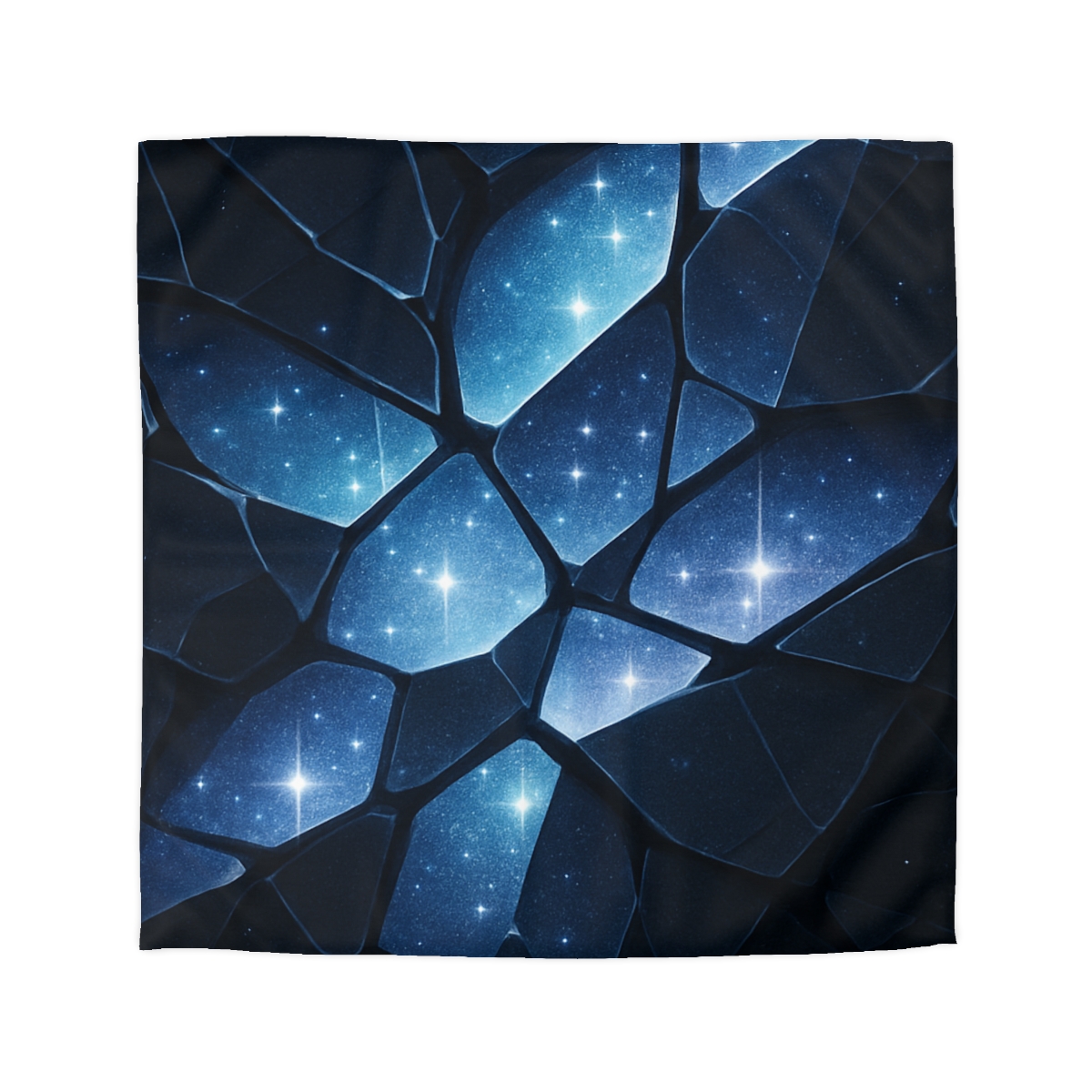 Starlit Fracture Mosaic custom duvets