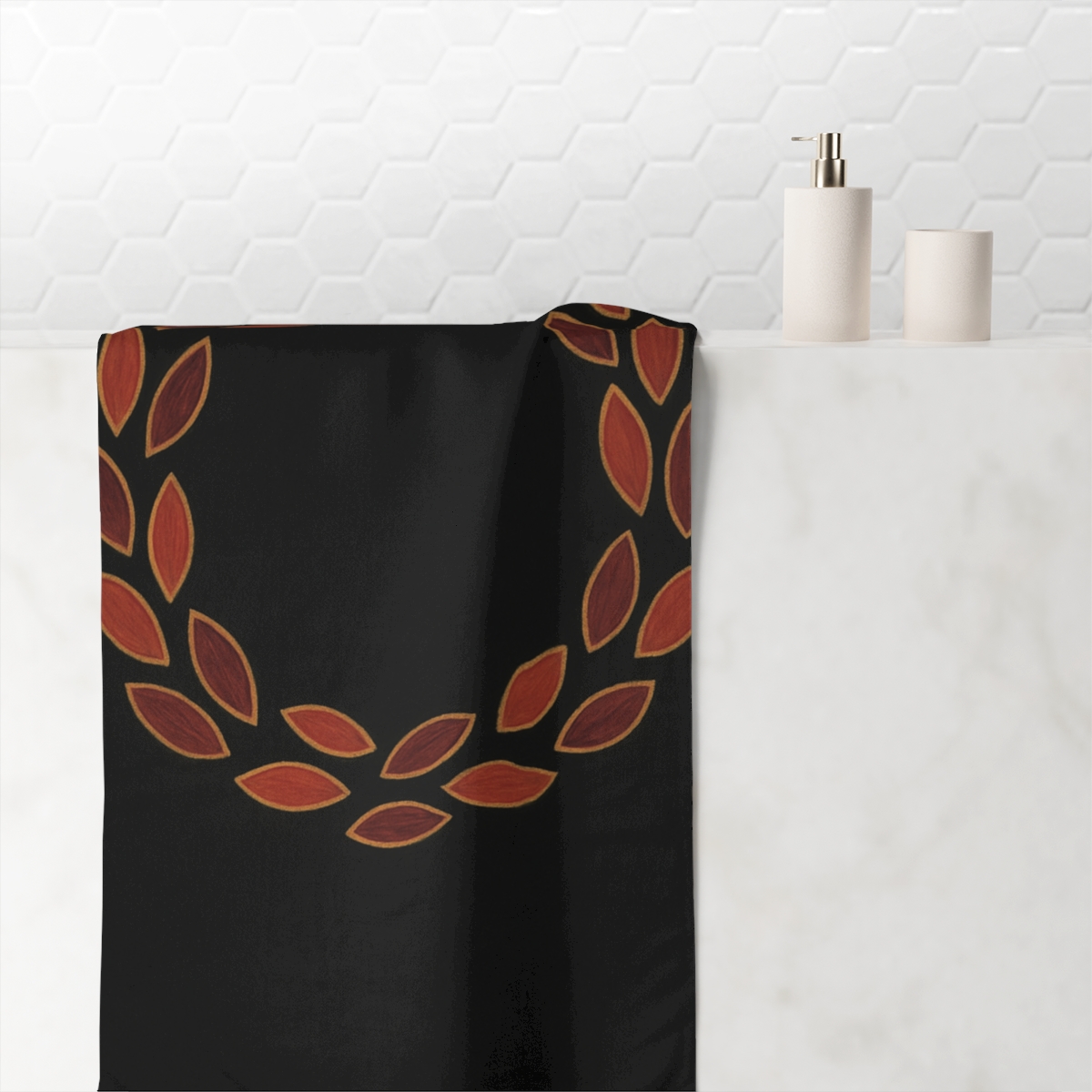 Cosmic Seed Cluster Halo decorative home towels