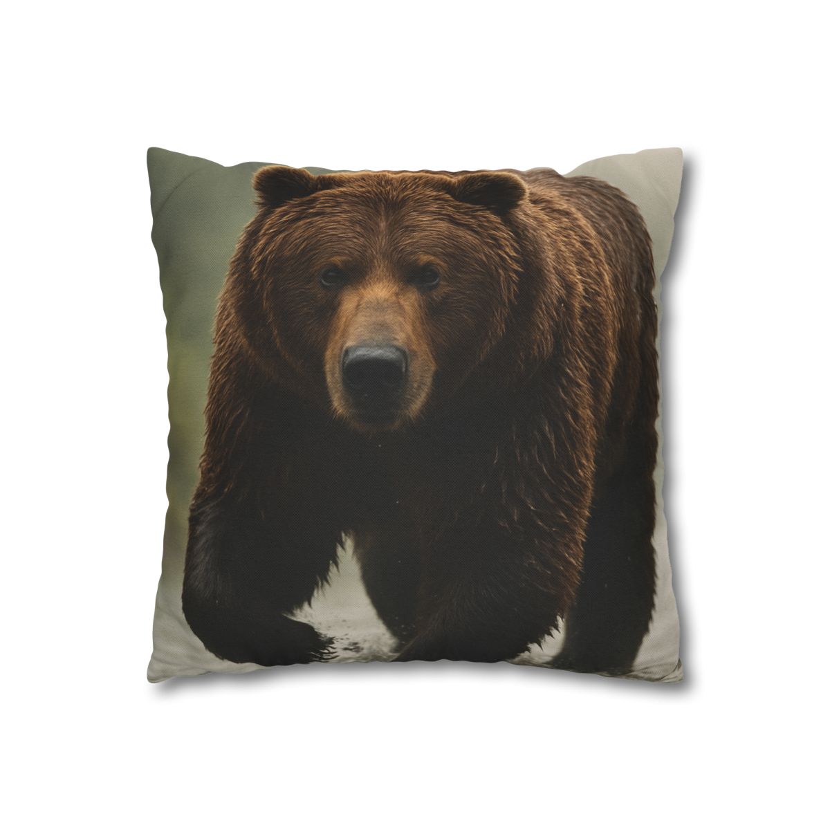 River King Grizzly Bear soft cotton pillow cases