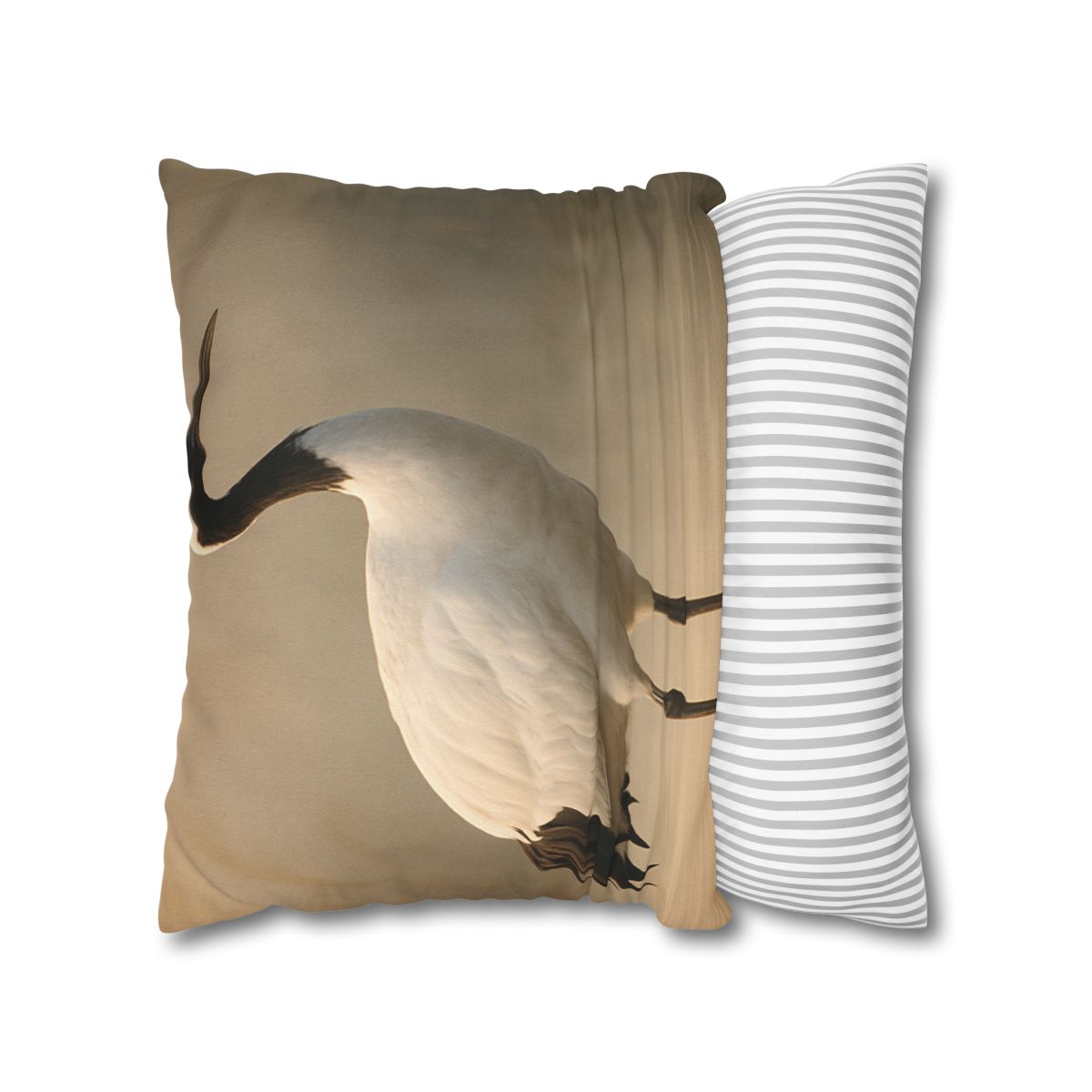 Dawn Balance Red Crowned Crane personalized pillow covers