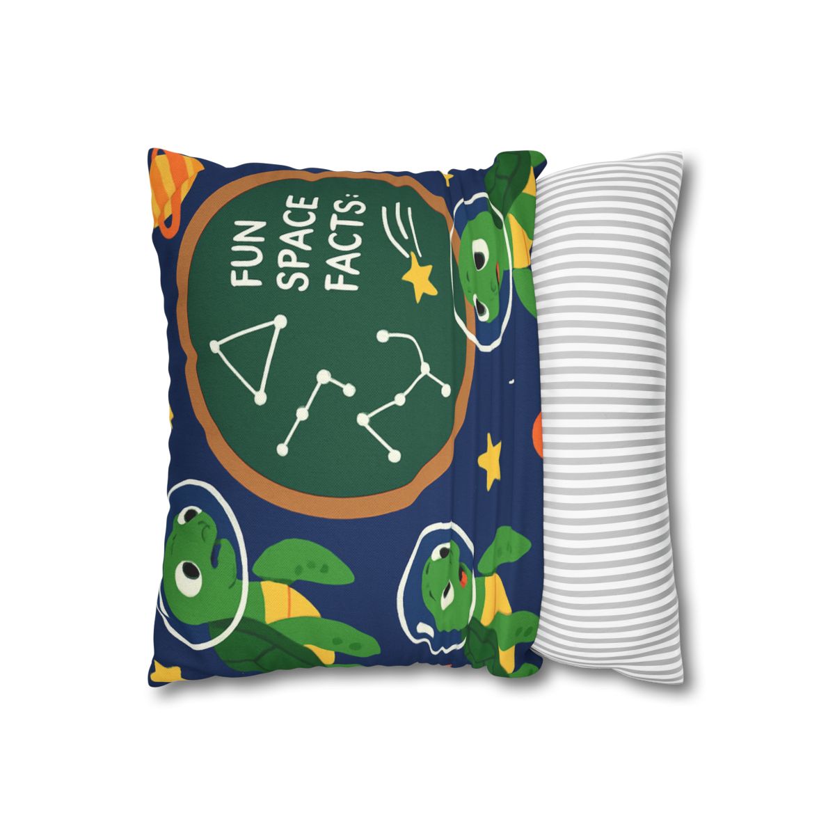 Space School Of Curious Sea Turtles custom pillow cases