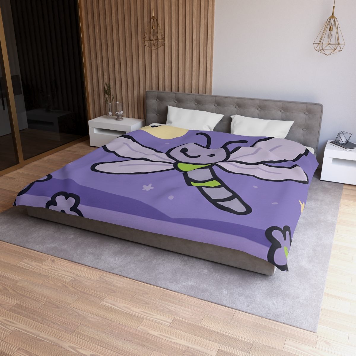 Moonlight Meadow Dragonfly custom duvets