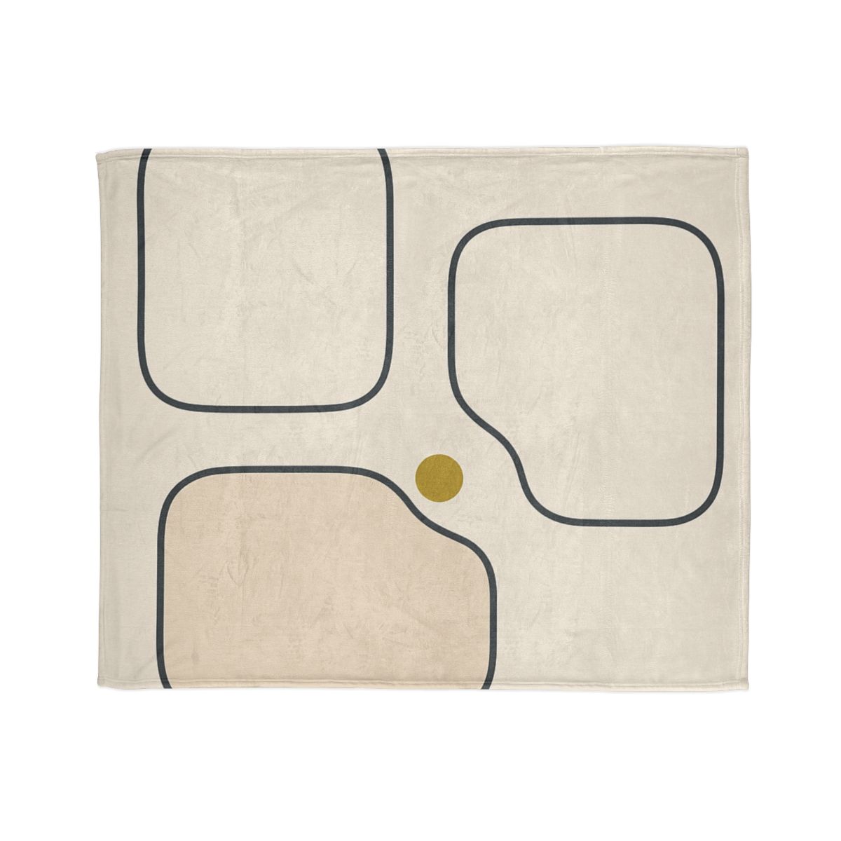 Quiet Triad With Open Center stylish throw blankets