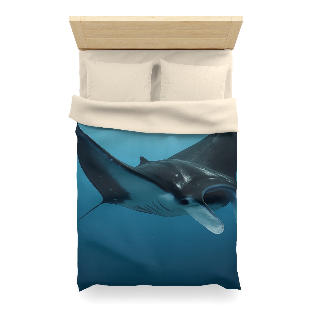 Manta Ray Silent Glide custom duvets