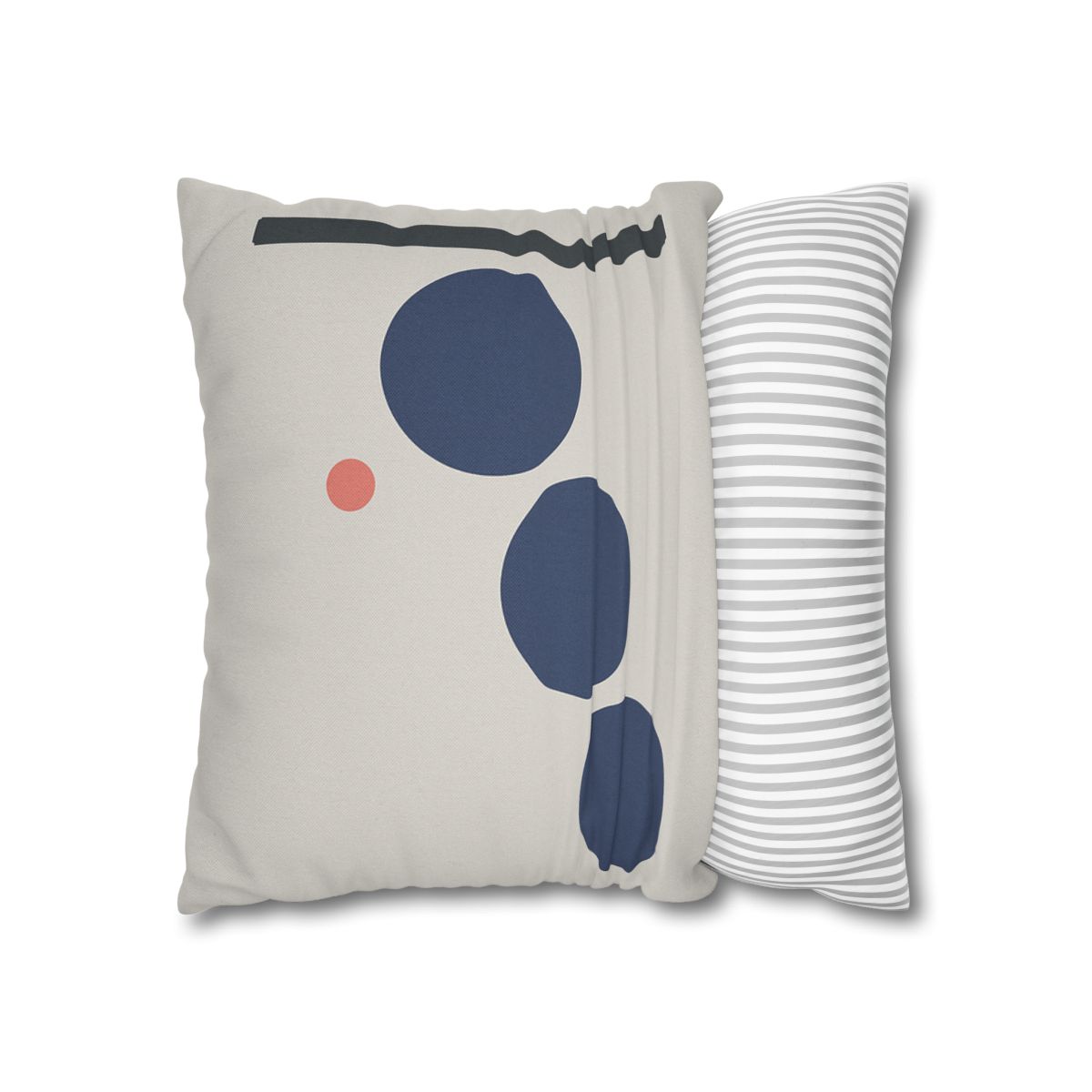 Stepped Circles And Side Bar custom pillow cases