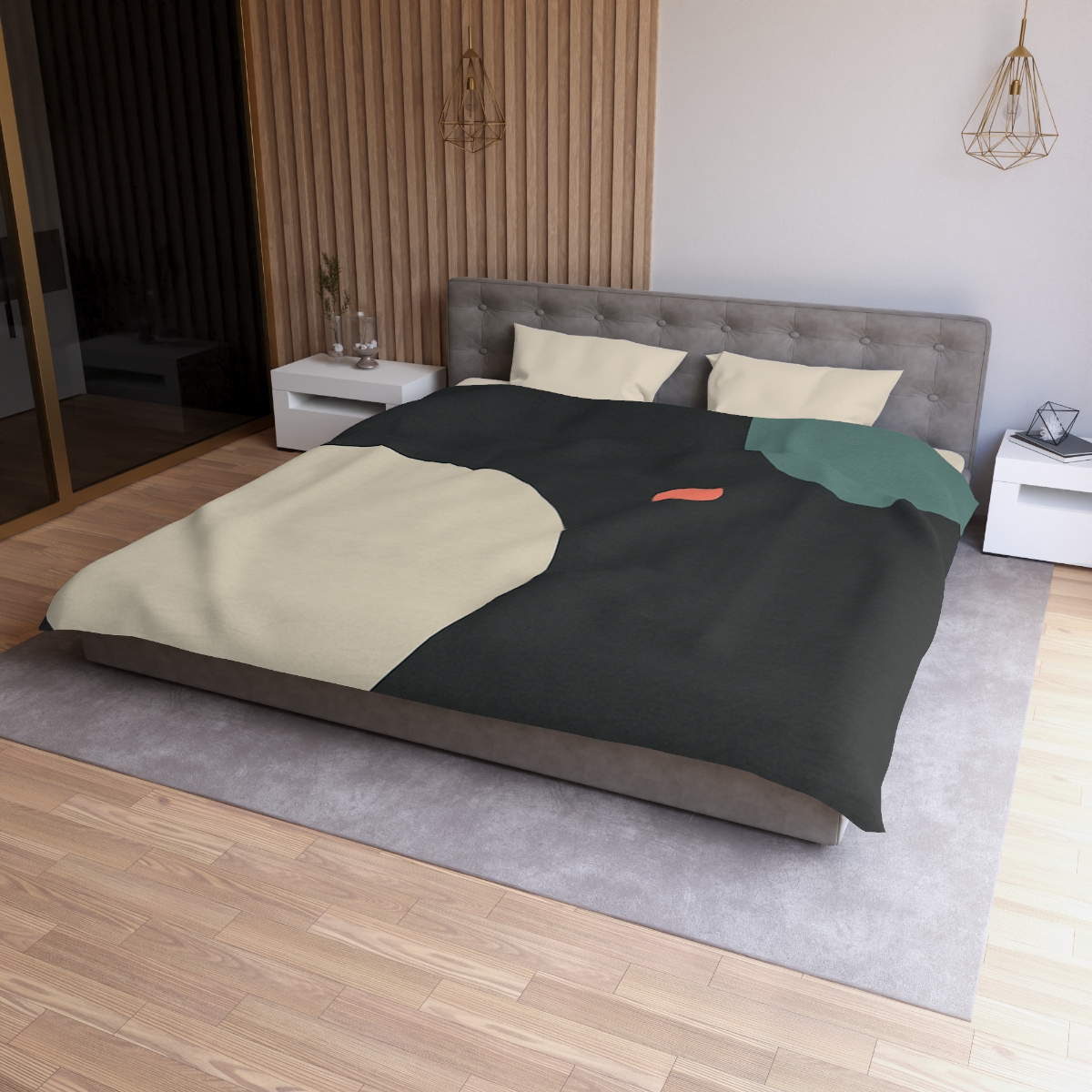 Quiet Orbit Of Three Circles custom duvets