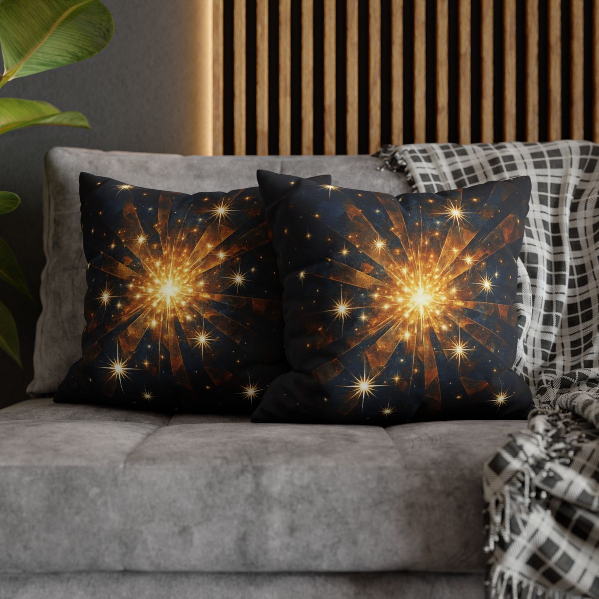 Starburst Mosaic Field trendy patterned pillow cases