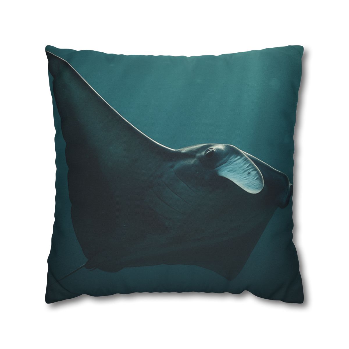 Glasswing Glide Manta Ray designer print pillow cases