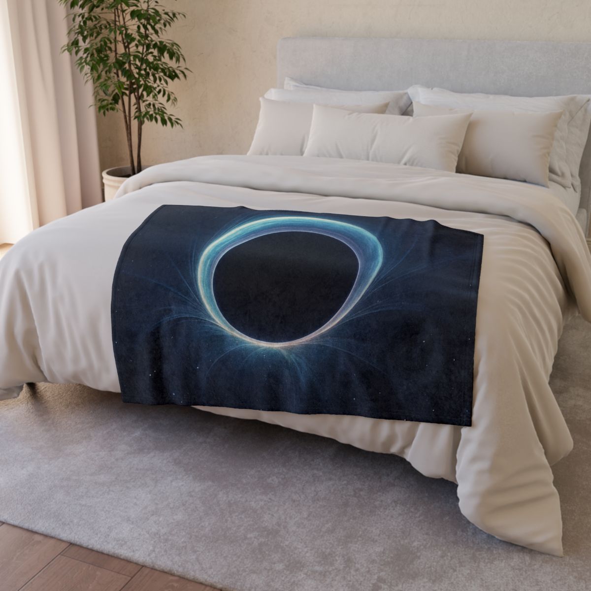 Gravitational Prism Bloom stylish throw blankets