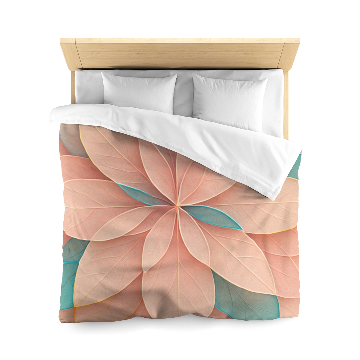 Petal Prism Overlap designer printed duvets