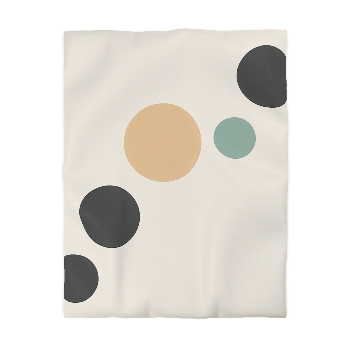 Diagonal Cluster Of Five Circles soft comforter duvets