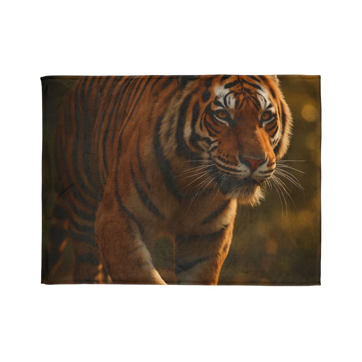 Forest Stalker Bengal Tiger designer printed blankets
