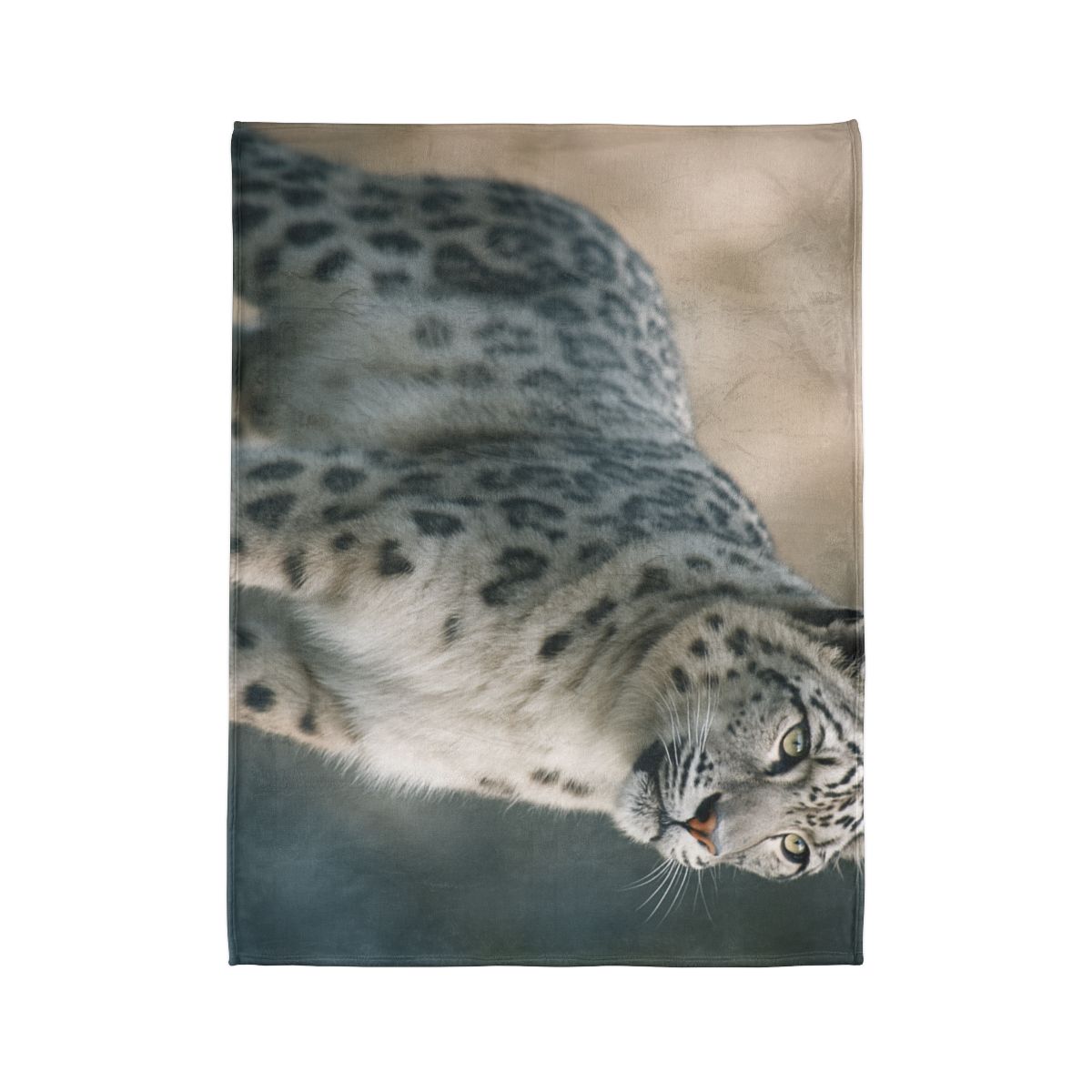 Mist Veil Snow Leopard trendy patterned blankets