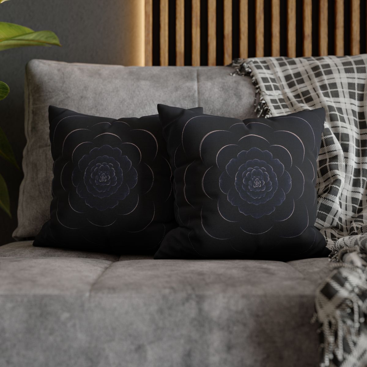Petal Eclipse Rosette comfortable bedding pillow covers