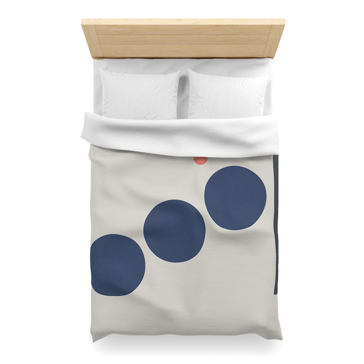 Stepped Circles And Side Bar personalized bedding duvets