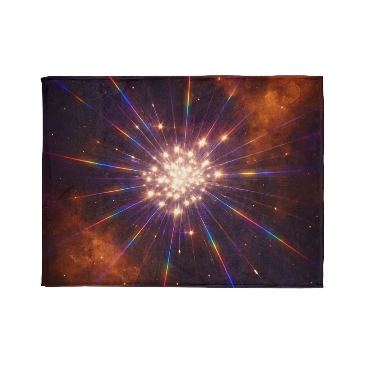 Starburst Cluster Mosaic designer printed blankets