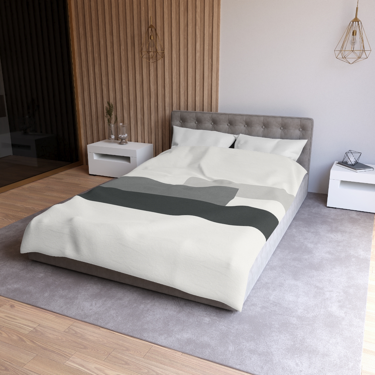 Quiet Bridge Of Three Bars custom duvets