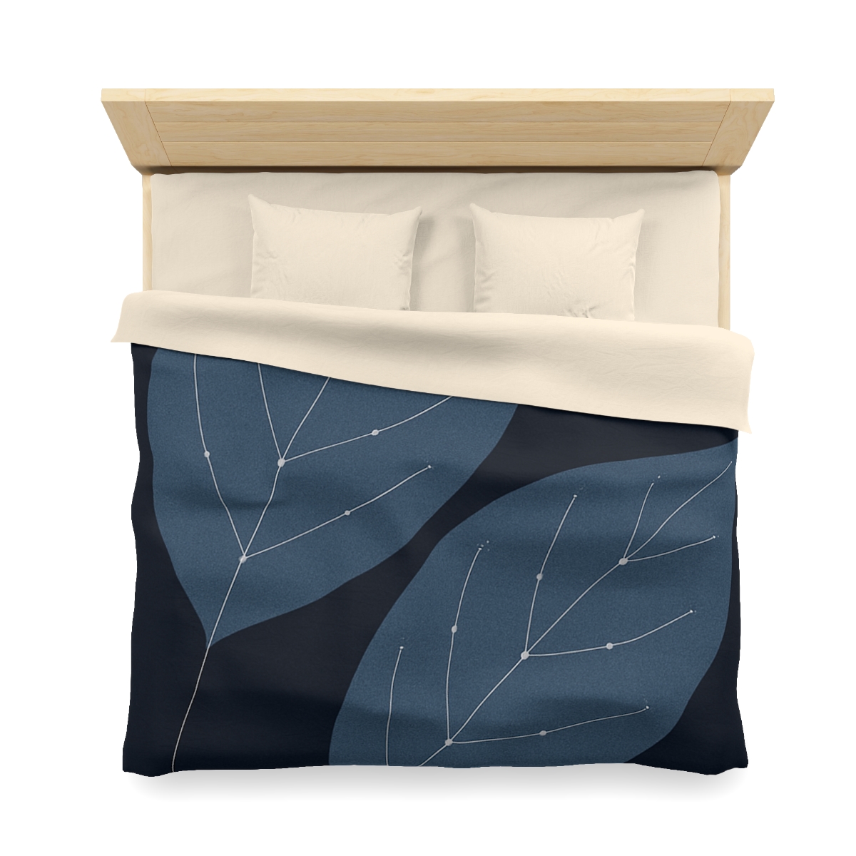 Leaf Vein Constellation Map warm winter duvets