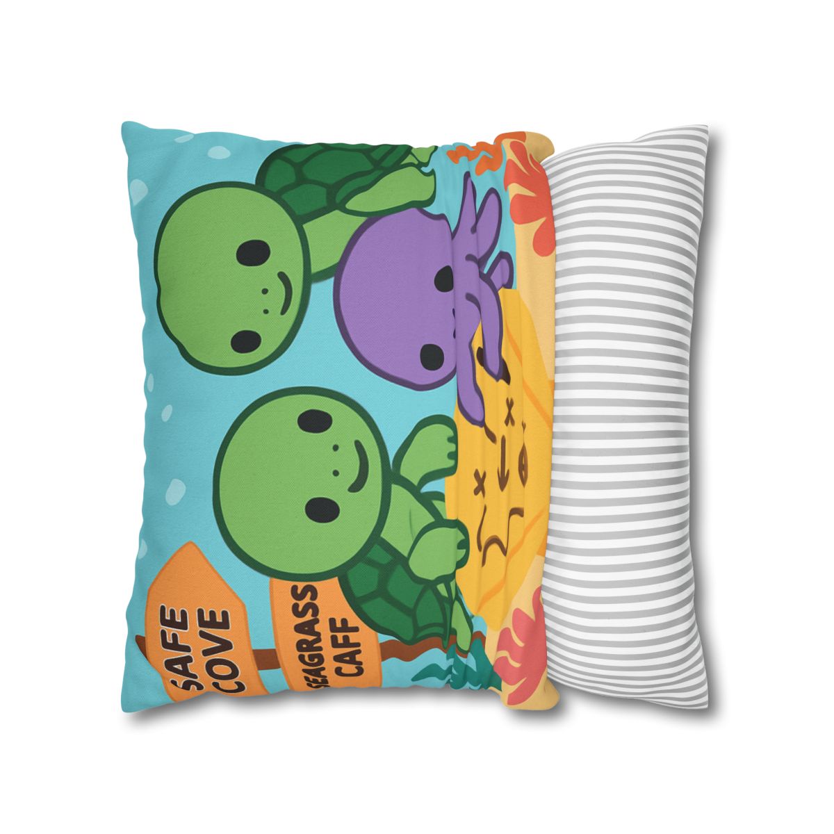 Coral Reef Map Makers comfortable bedding pillow covers