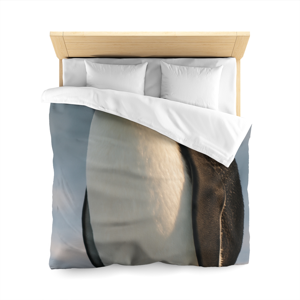 Aurora Drift Emperor Penguin unique patterned duvets