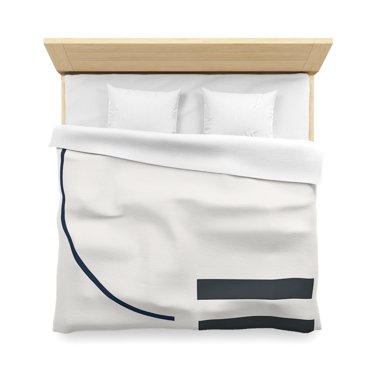 Arc And Twin Bars Alignment unique patterned duvets