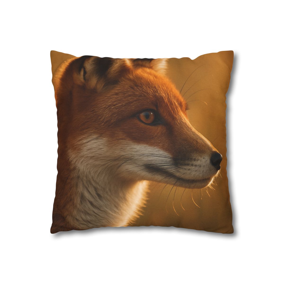 Amber Gaze Red Fox comfortable bedding pillow covers